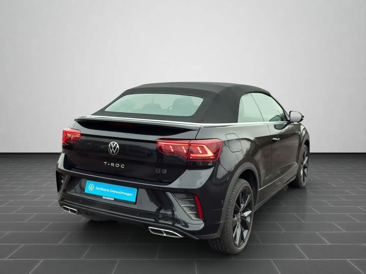 Volkswagen T-Roc R-LINE 1.5 TSI IQ.LIGHT LEDER NA Schwarz - 2