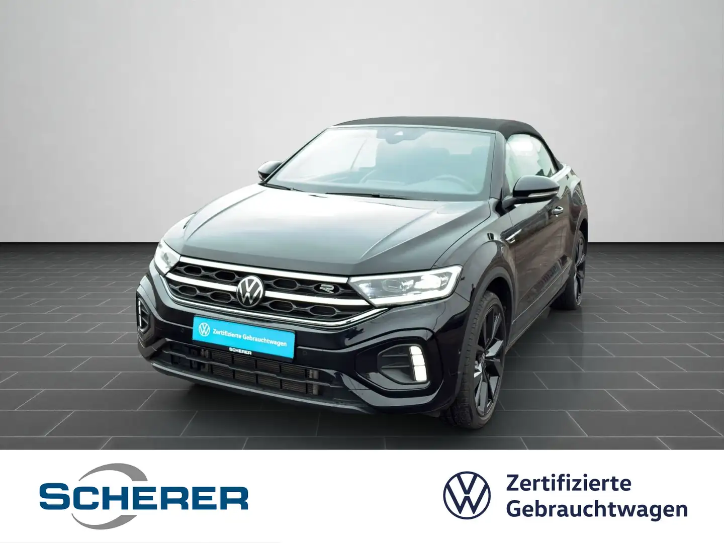 Volkswagen T-Roc R-LINE 1.5 TSI IQ.LIGHT LEDER NA Schwarz - 1