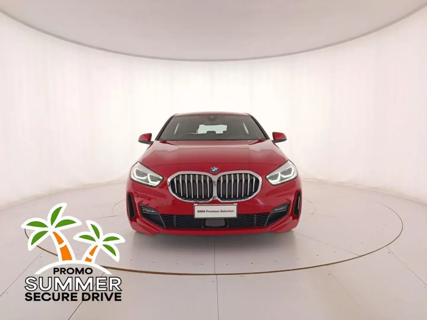 BMW 118 d Msport auto Rosso - 2