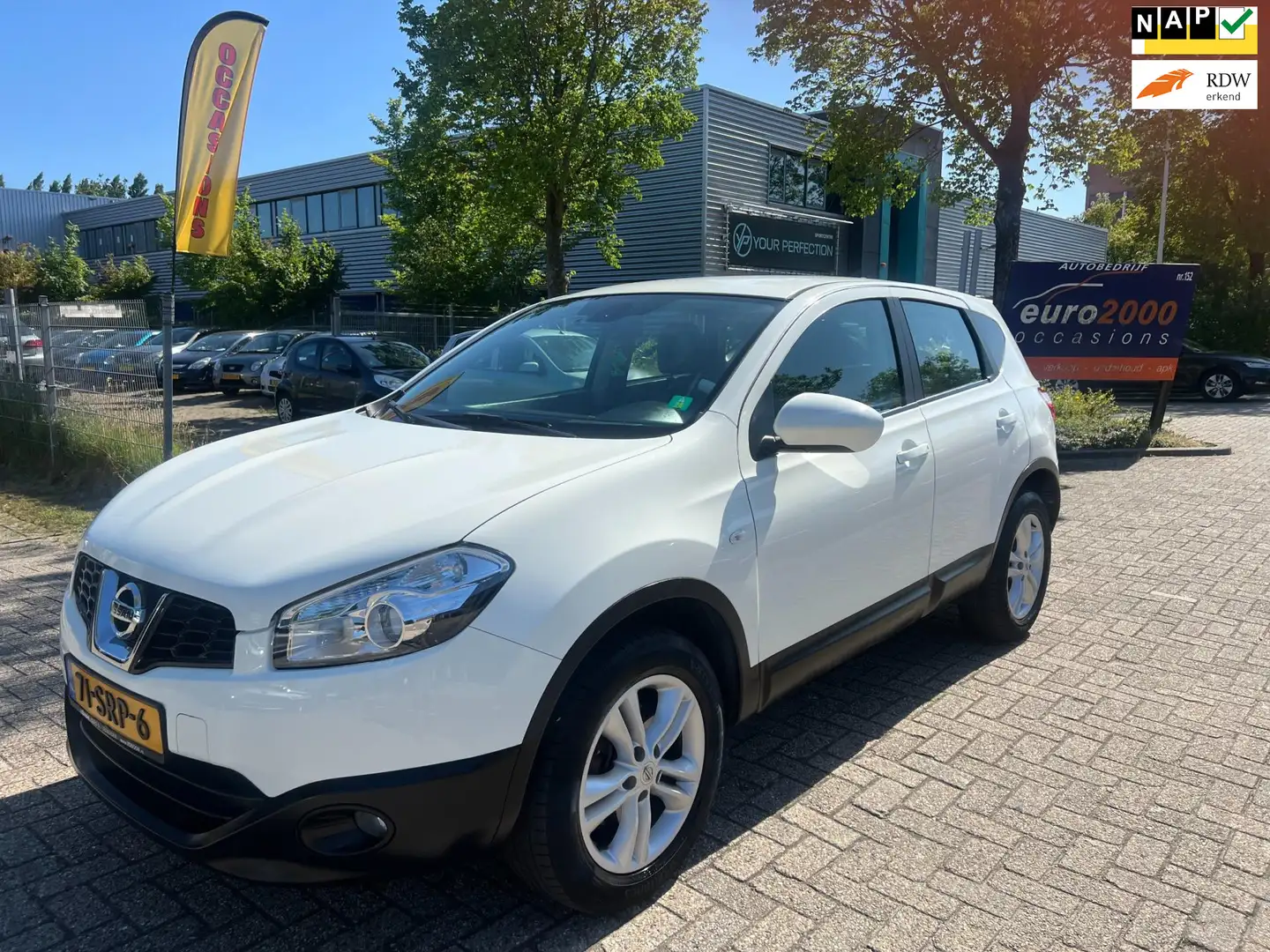 Nissan Qashqai 1.6 Acenta - AIRCO - TREKHAAK - NAP ! Blanc - 1
