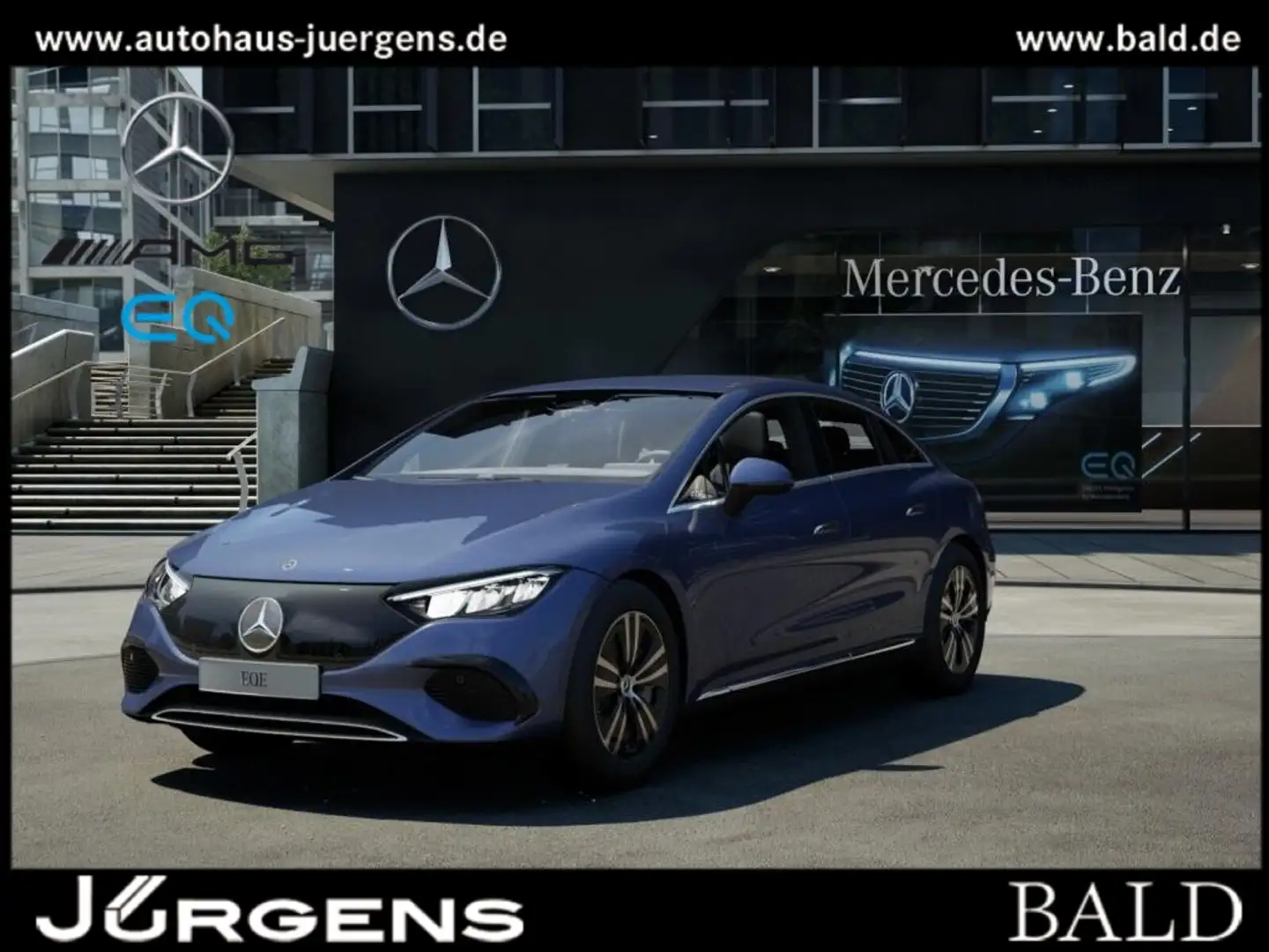 Mercedes-Benz EQE 300 Electric-Art/AHK/LED/Cam/Memo/Totw/Distr Blau - 1