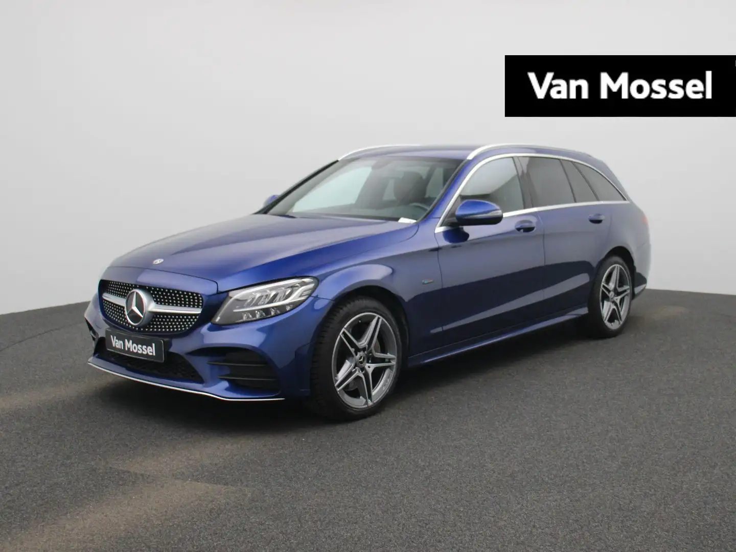 Mercedes-Benz C 300 eBreak AMG LINE + LEDER + PTS + CAMERA + 1y USED C Bleu - 1