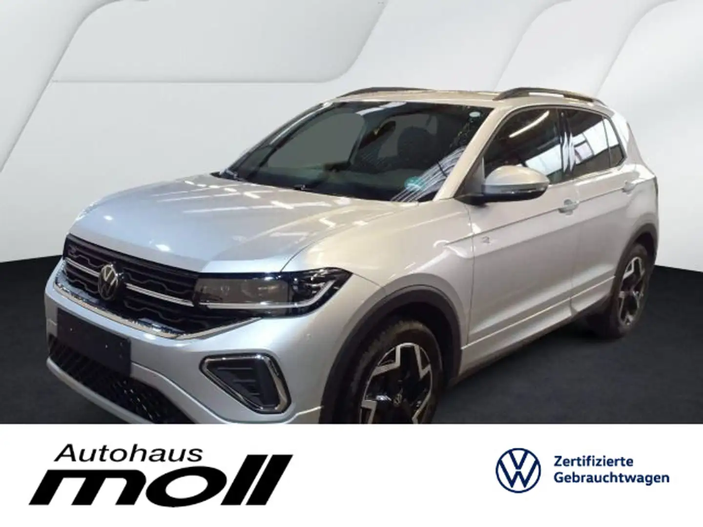 Volkswagen T-Cross R-Line 1.5 TSI DSG, AHK, Rückfahrkamera, Silber - 1