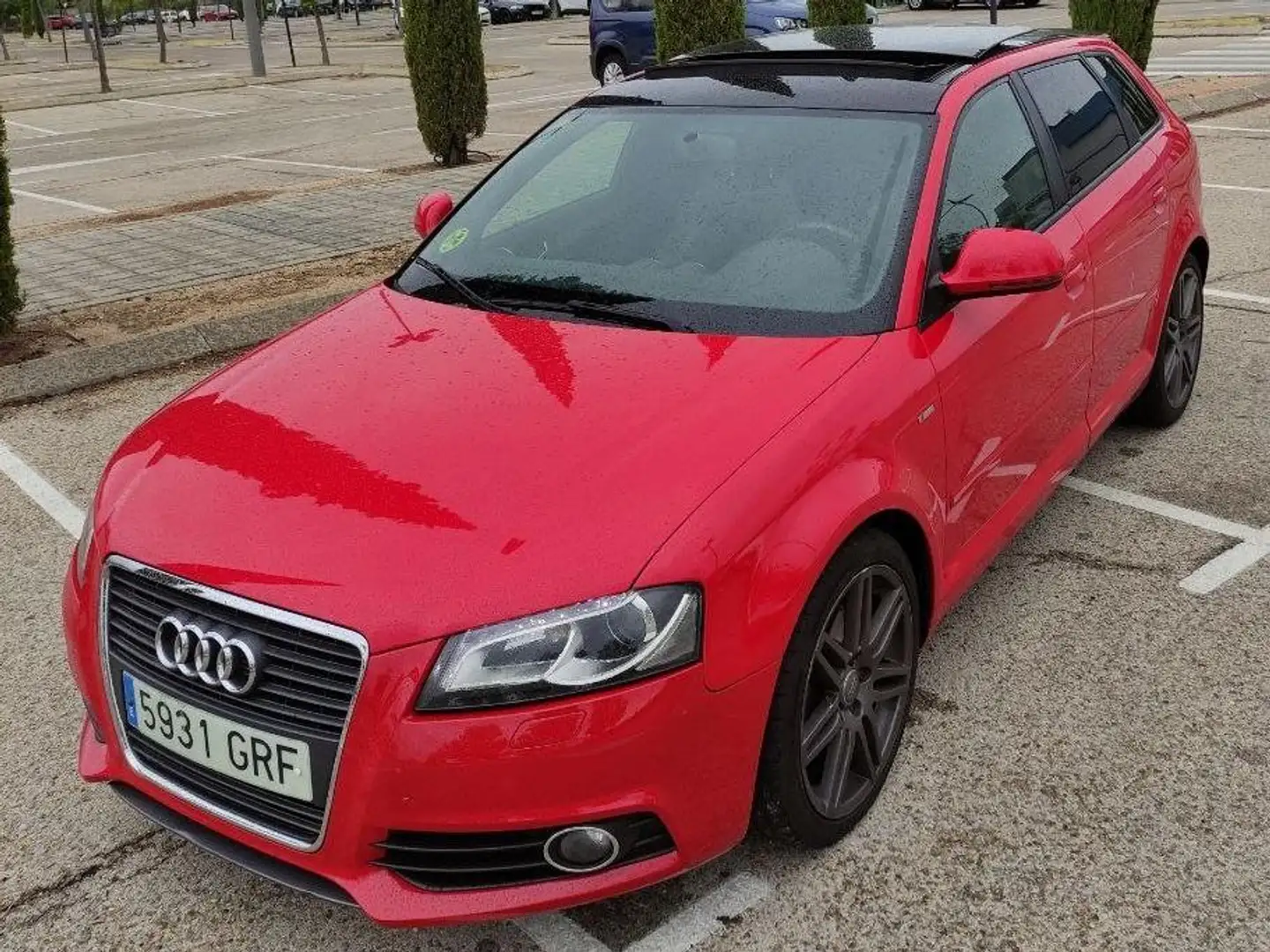 Audi A3 A3 Sportback 2.0TDI Ambition Q. DPF Ambition Rojo - 2