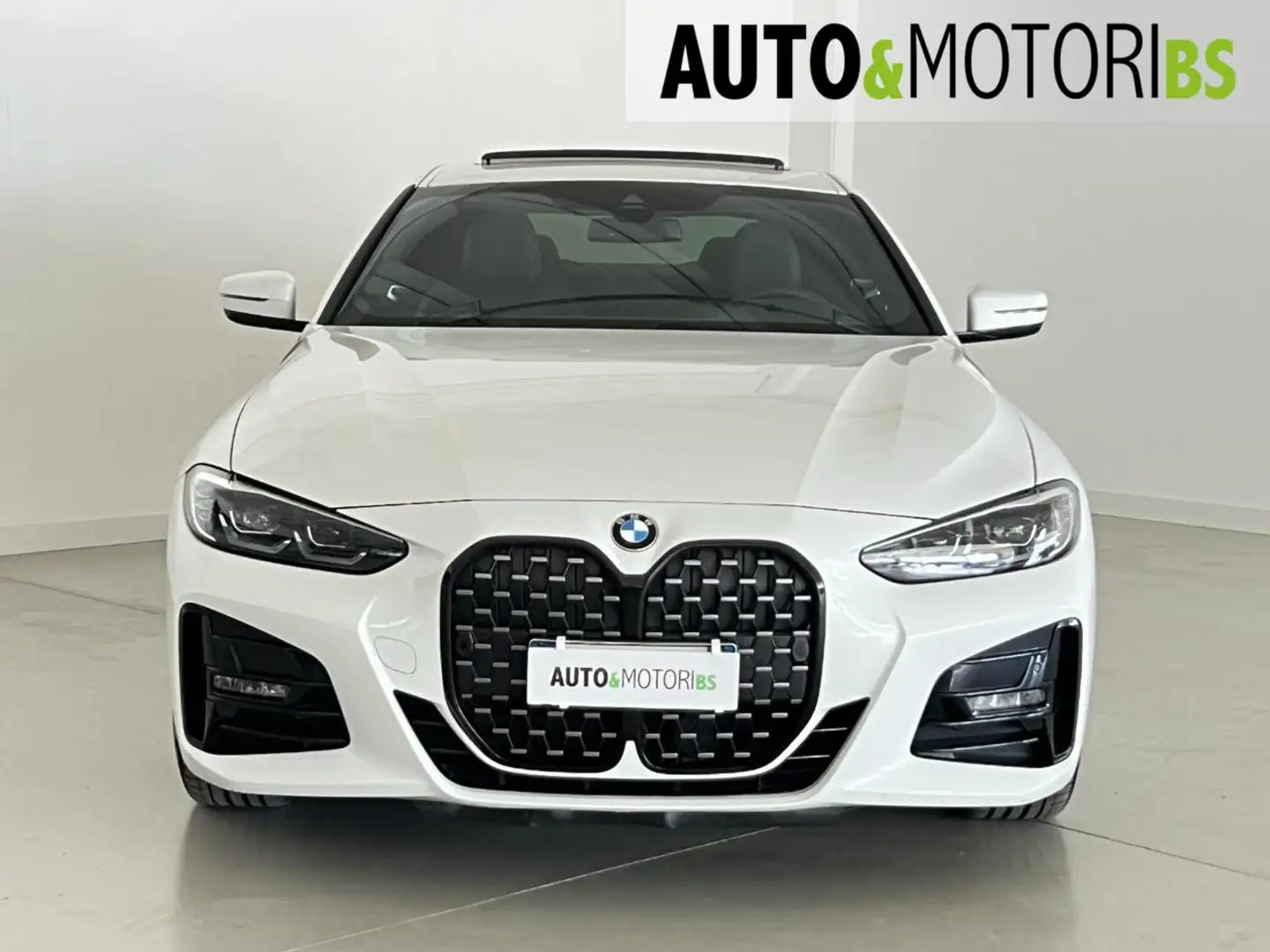 BMW 420 d 48V xDrive Coupé Msport Bianco - 2