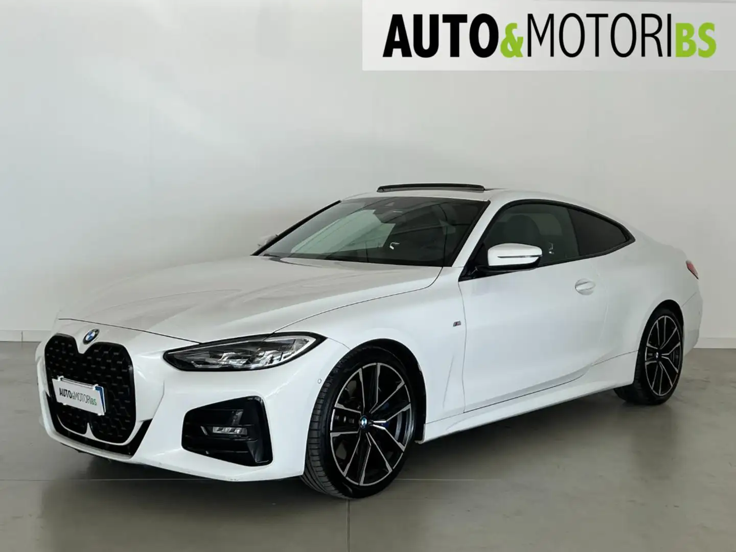 BMW 420 d 48V xDrive Coupé Msport Bianco - 1