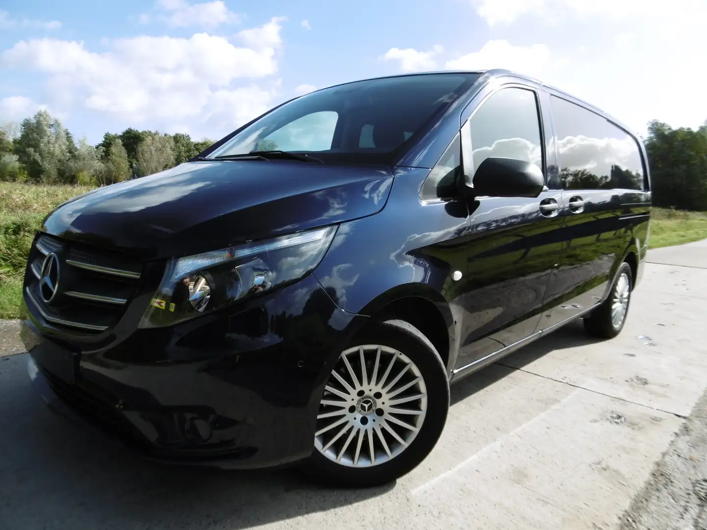 Mercedes-Benz Vito 114 CDI dubbel cabine  automaat   netto: 22 230eu Blauw - 2