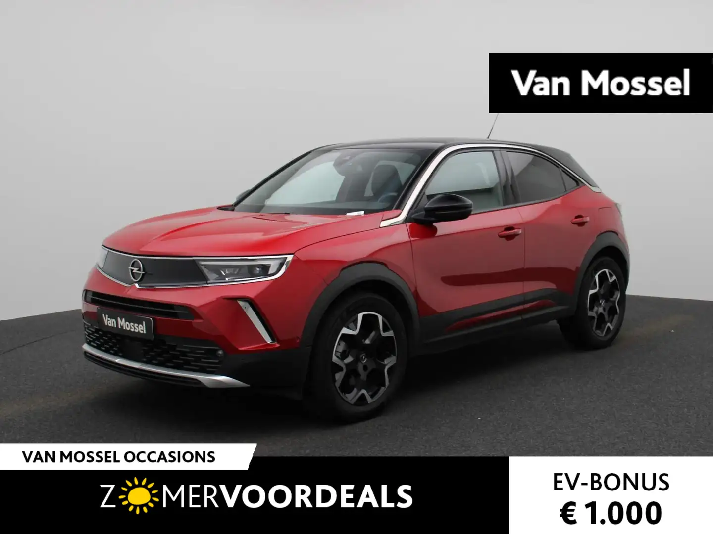 Opel Mokka-E Ultimate 50-kWh | ECC | Navi | Half-Leder | LMV | Rosso - 1