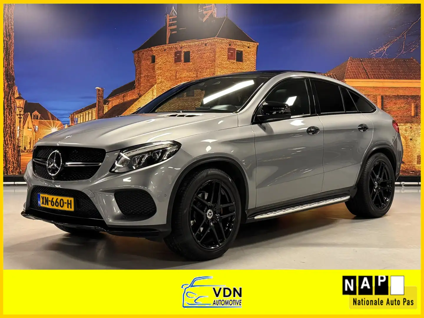 Mercedes-Benz GLE 350 Coupé d 4Matic AMG Aut Panodak HUD Camera Grau - 1