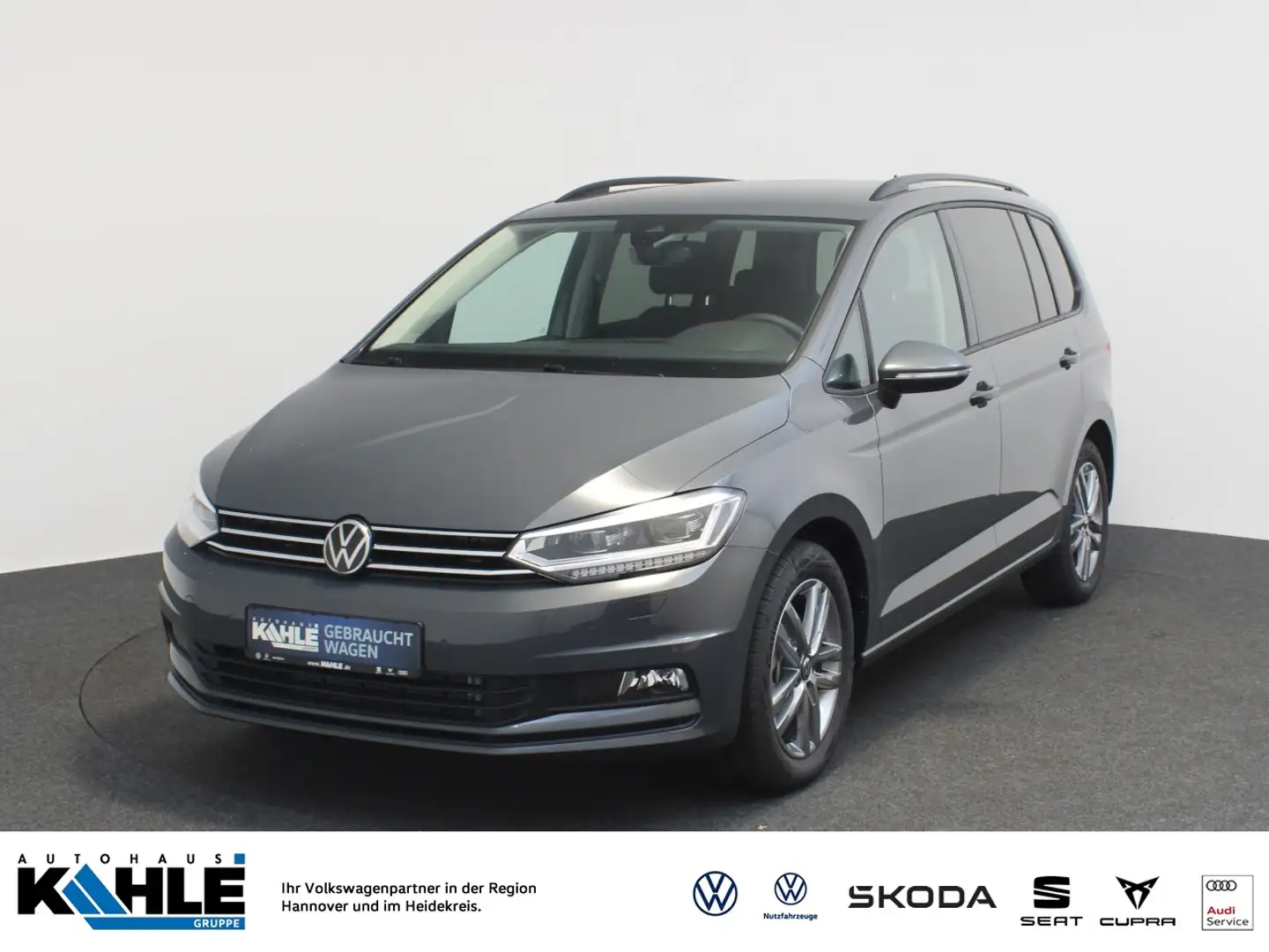 Volkswagen Touran Comfortline 1.5TSI DSG LED ACC PDC Klima Klima Grau - 1