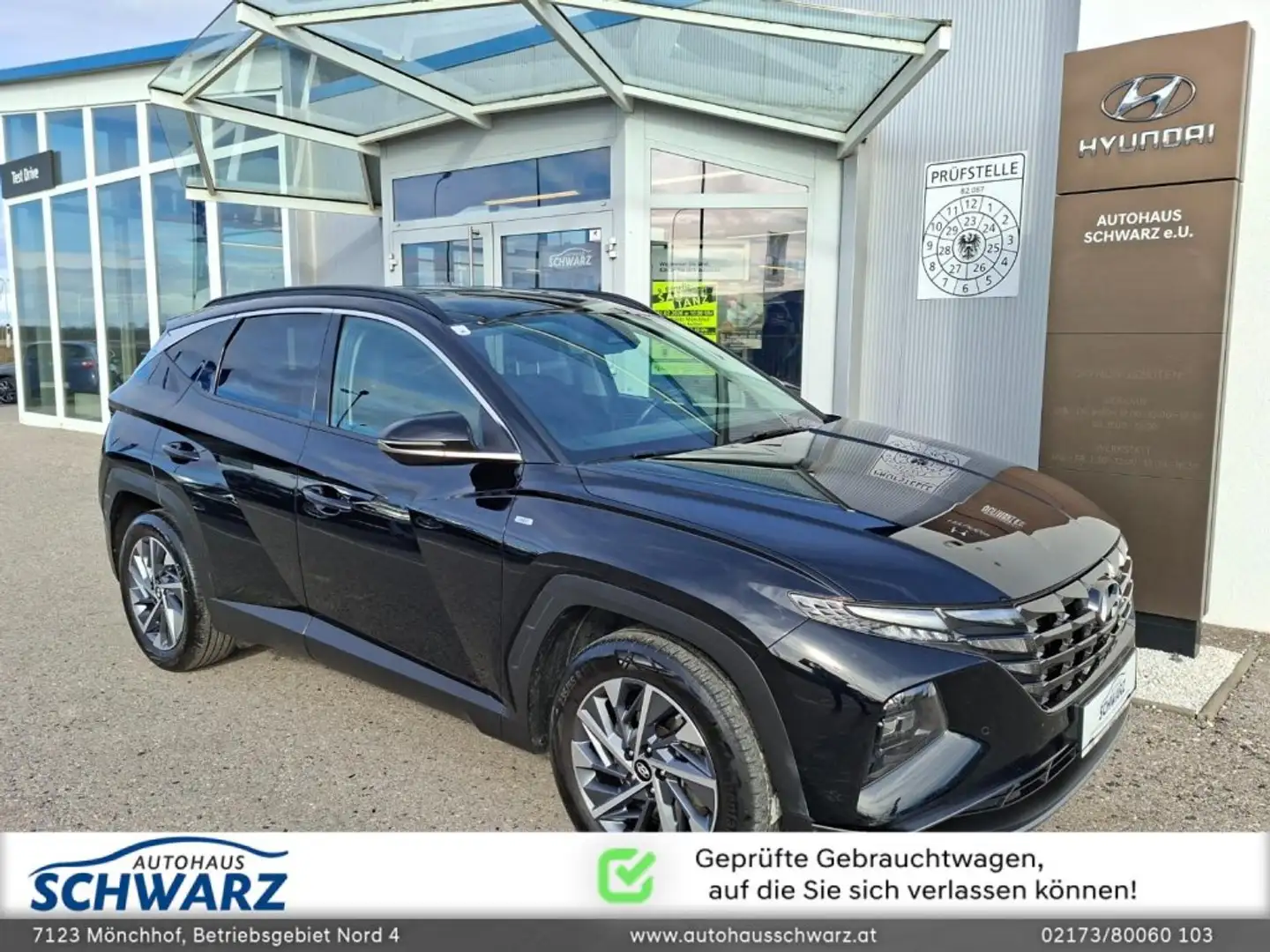 Hyundai TUCSON 1,6 T-GDi Trend Line Schwarz - 1