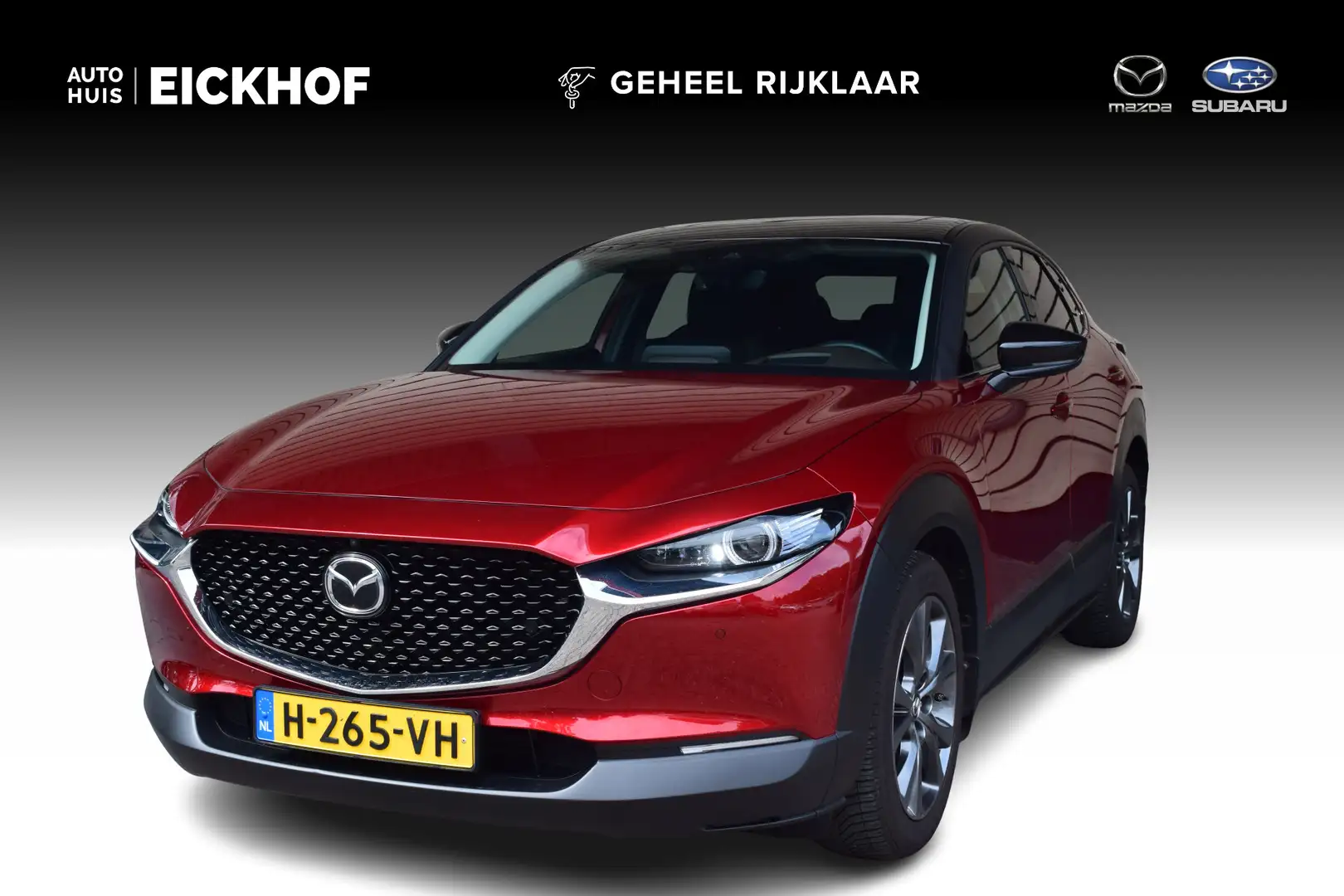 Mazda CX-30 2.0 e-SkyActiv-X M Hybrid Luxury - Black Edition - Red - 1