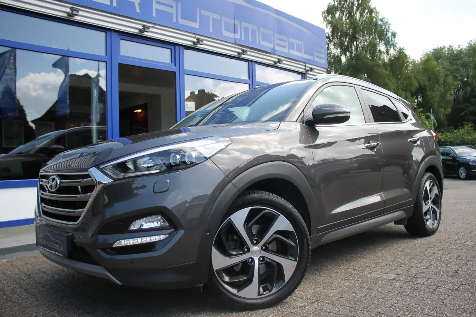 Hyundai TUCSON blue Premium 2WD Autom/Navi/AHK/Kamera Braun - 1