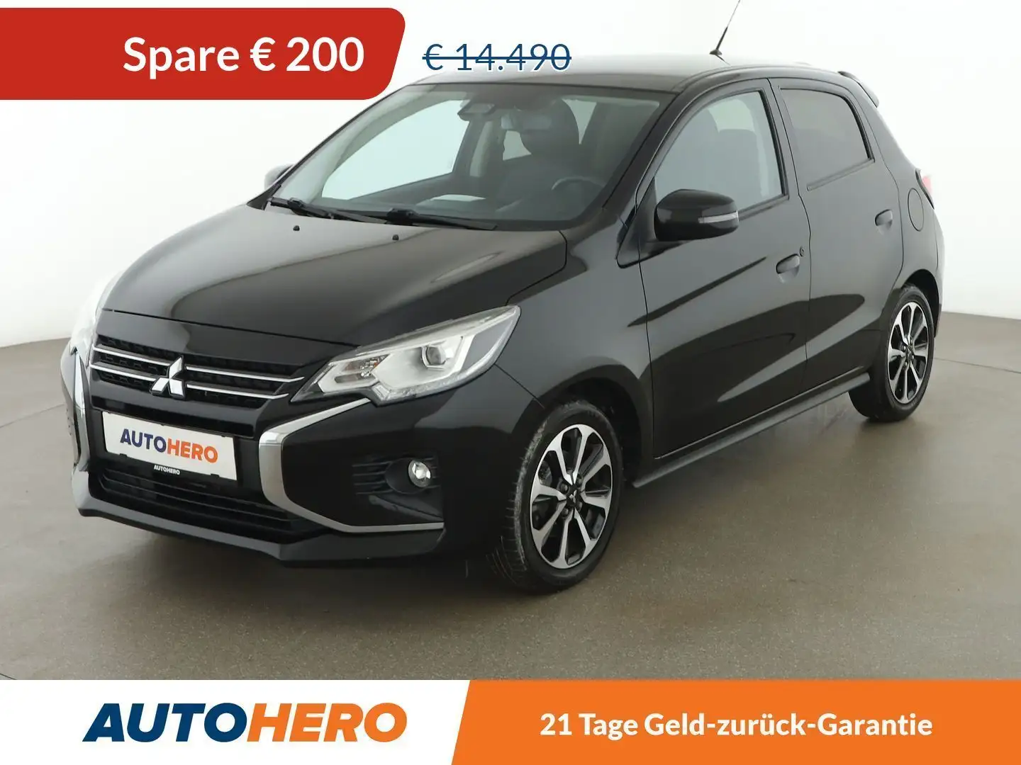 Mitsubishi Space Star 1.2 Diamond Aut. *LED*TEMPO*CAM*SPUR*SHZ*KLIMAAUT* Negru - 1