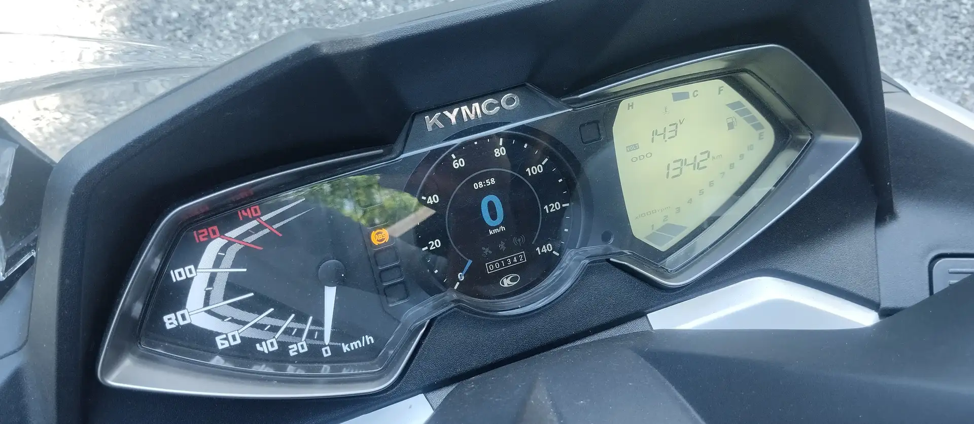 Kymco Downtown 125i Exclusive.ABS.Gps etc... Gümüş rengi - 2