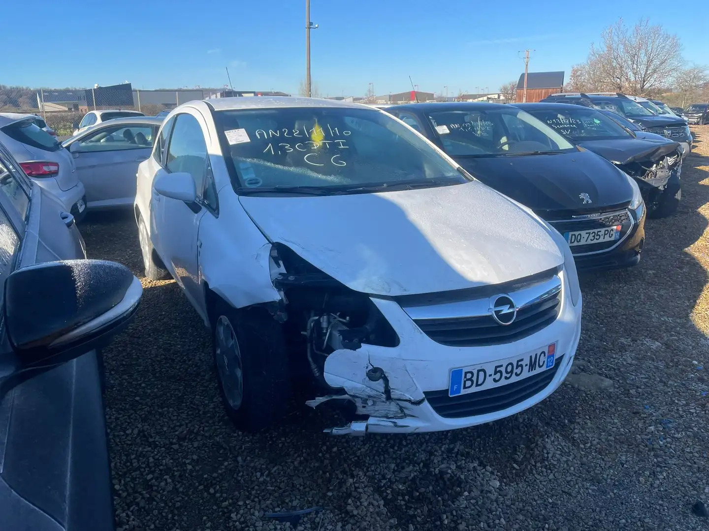 Opel Corsa 1.3 CDTi 75 / BD595 Blanc - 1