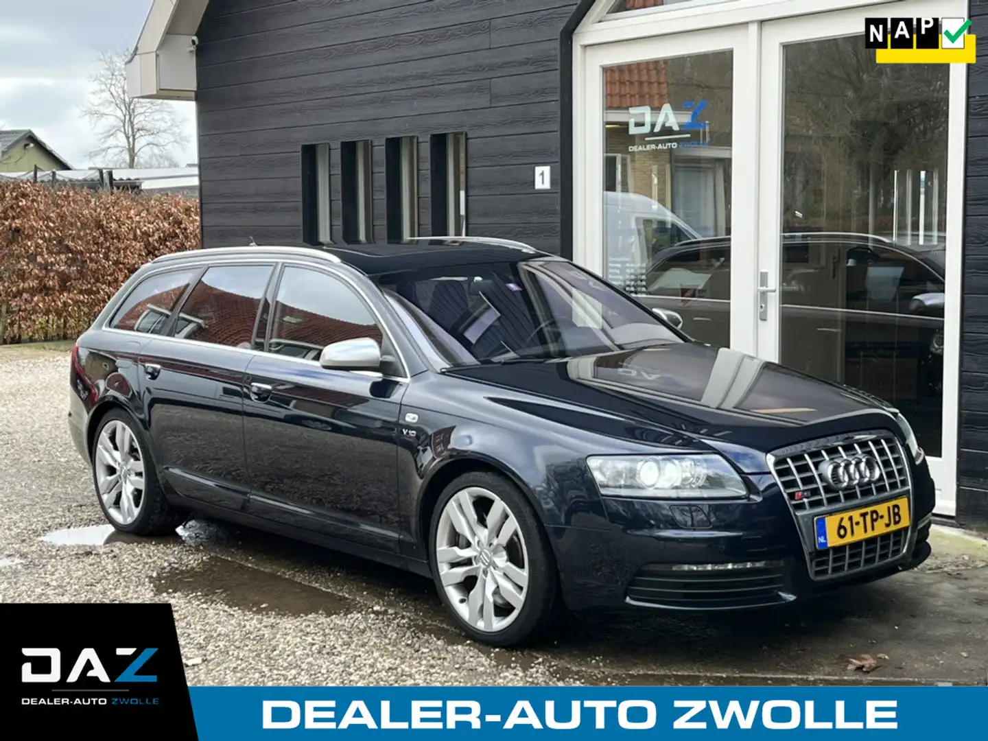 Audi A6 Avant 5.2 FSI S6 Pro Line Aut/Ecc/Leer/Navi/Youngt Blauw - 1