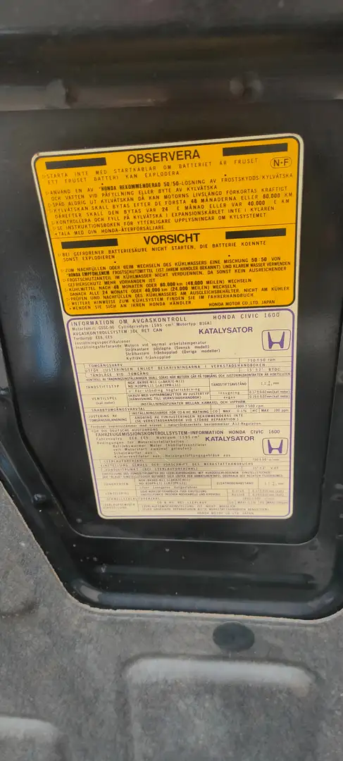 Honda CRX CRX 1.6 vtec cat. Schwarz - 2