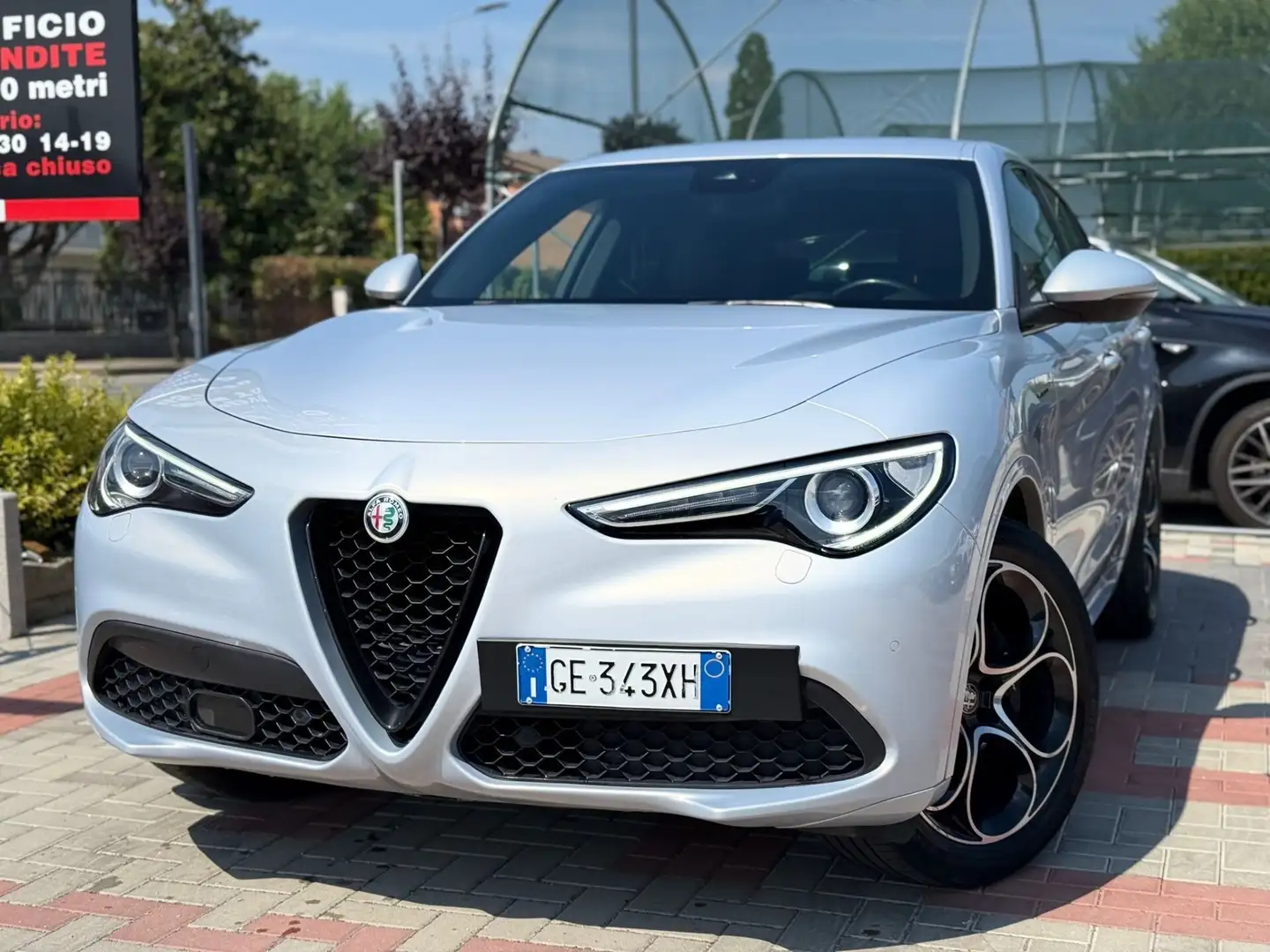 Alfa Romeo Stelvio 2.2 Turbodiesel 210 CV AT8 Q4 Veloce Grigio - 1