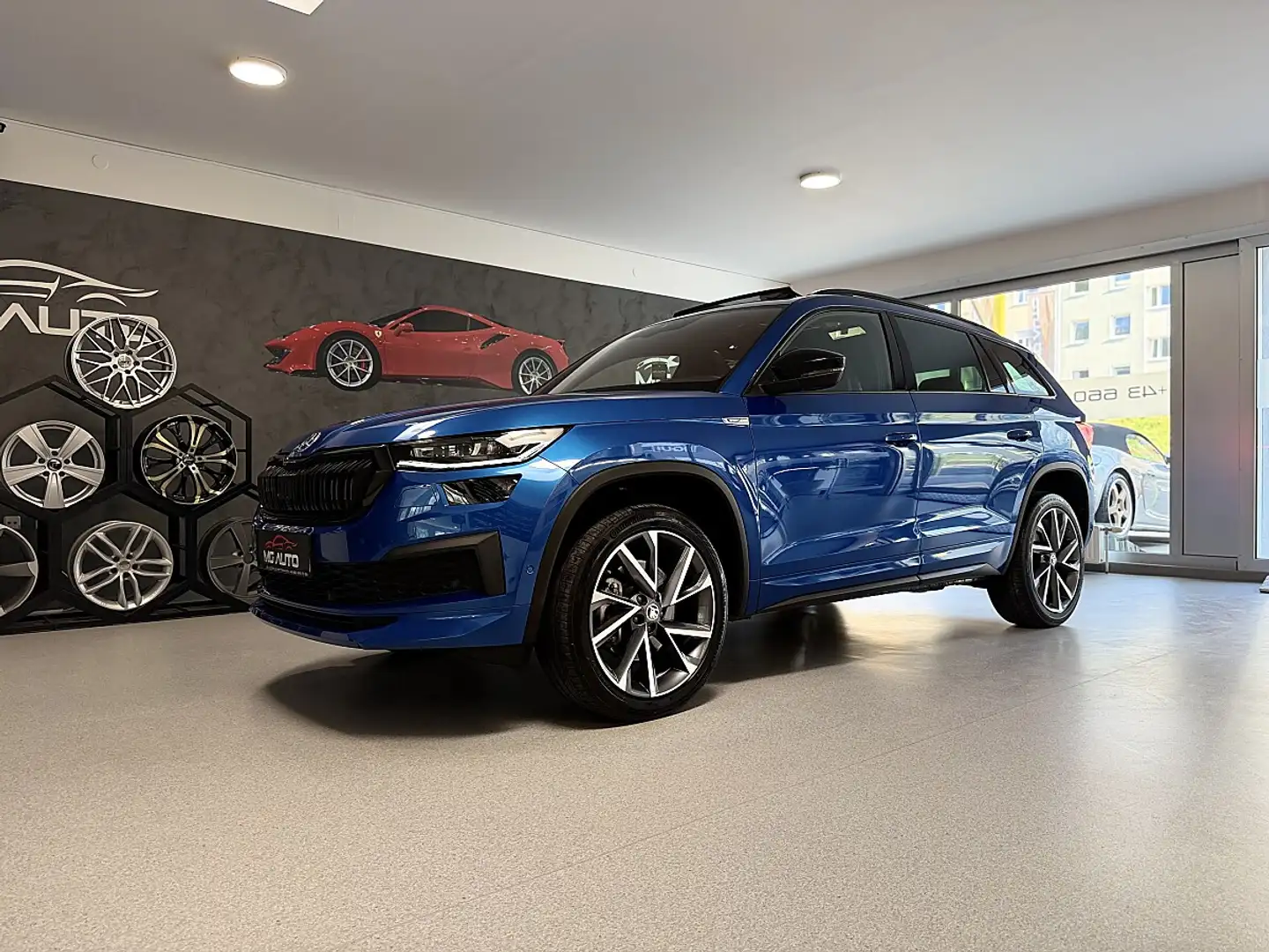 Skoda Kodiaq 2.0 TDI 4x4 Sportline DSG *PANO*AHK*NAPPA*SBL*... Blau - 1