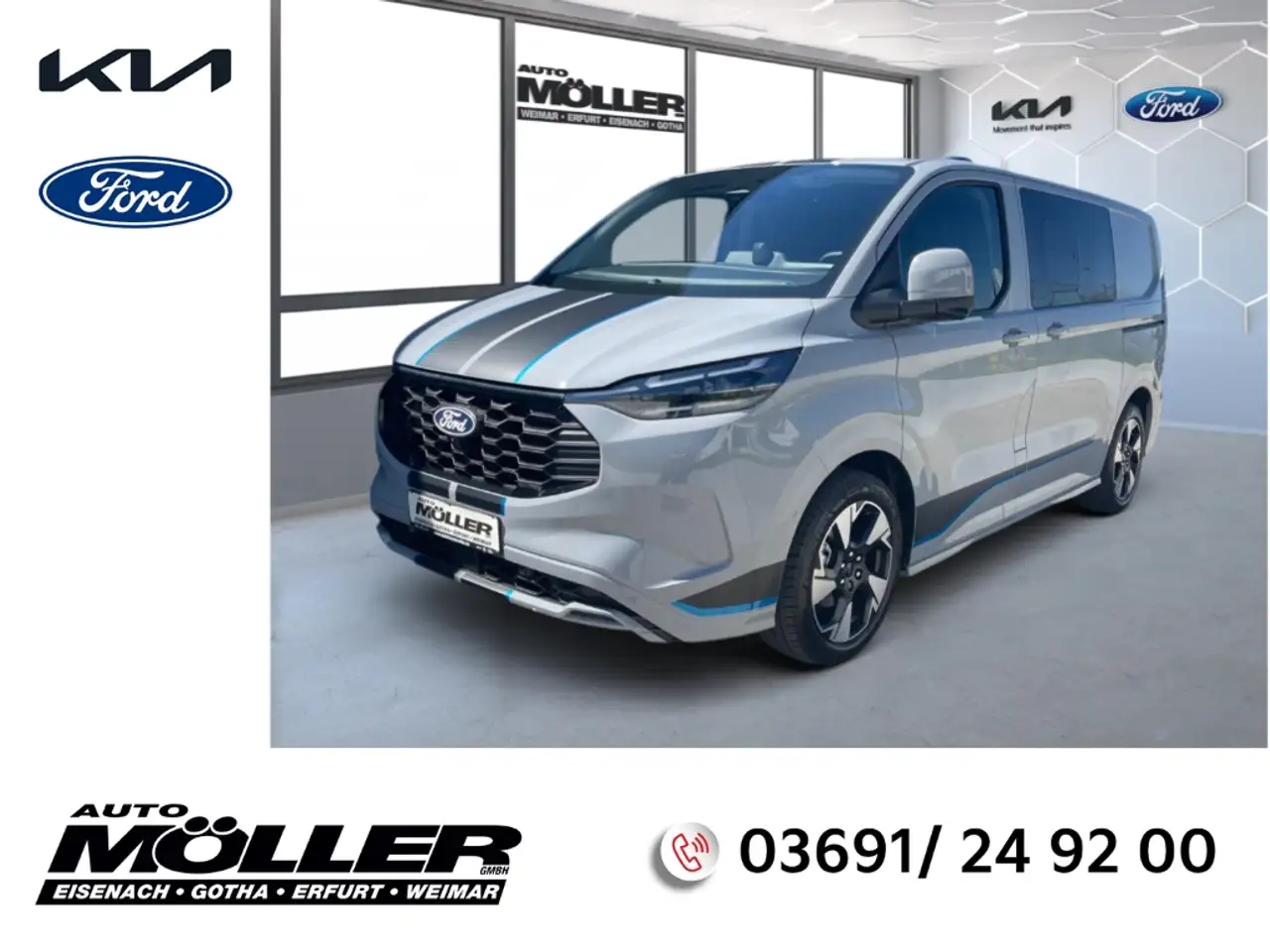 Ford Transit Custom 2.5L PHEV Sport DoKa Kasten 320 L1 FWD