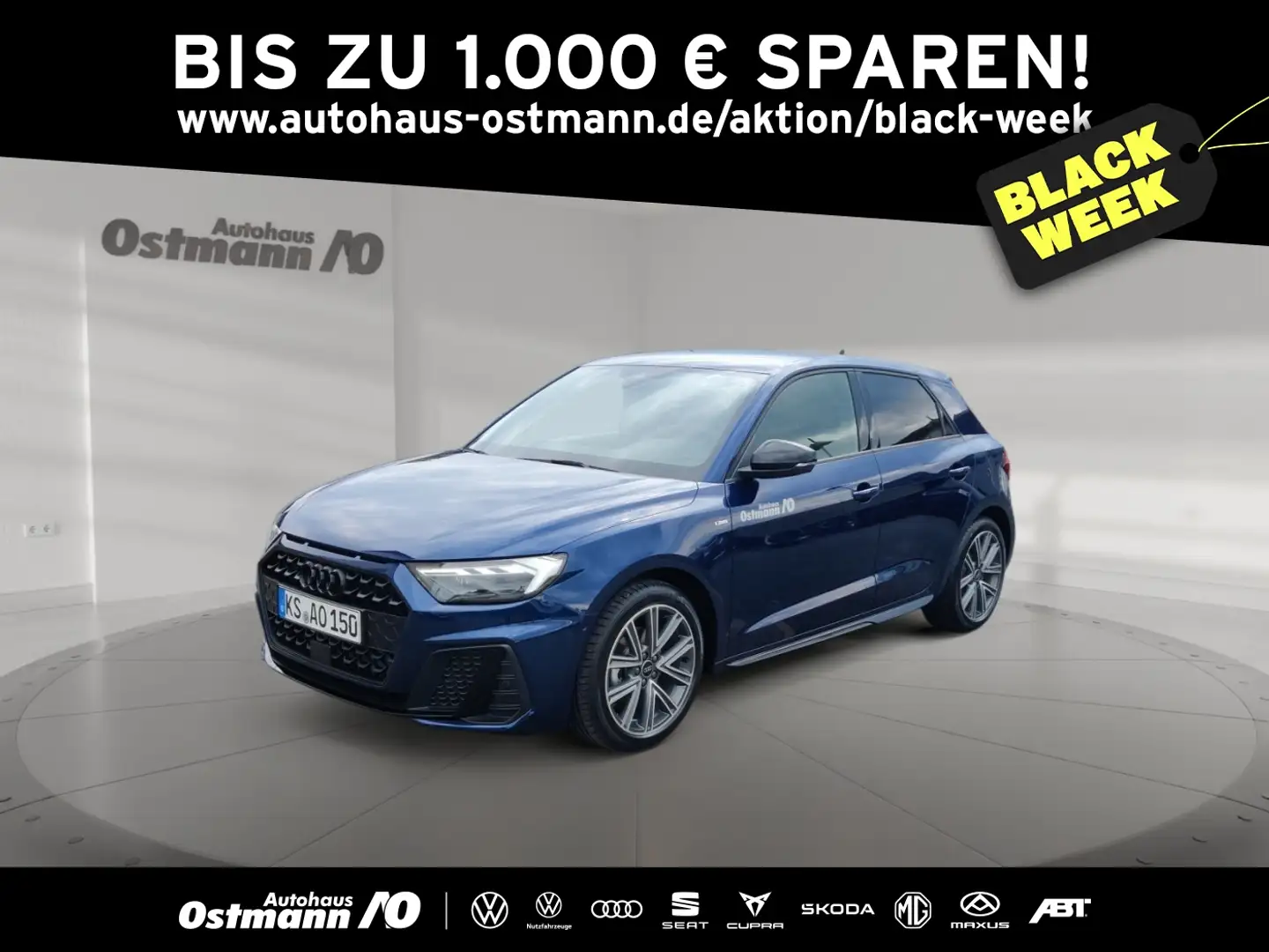Audi A1 Sportback 35 TFSI S-Line Matrix SitzH Blau - 1