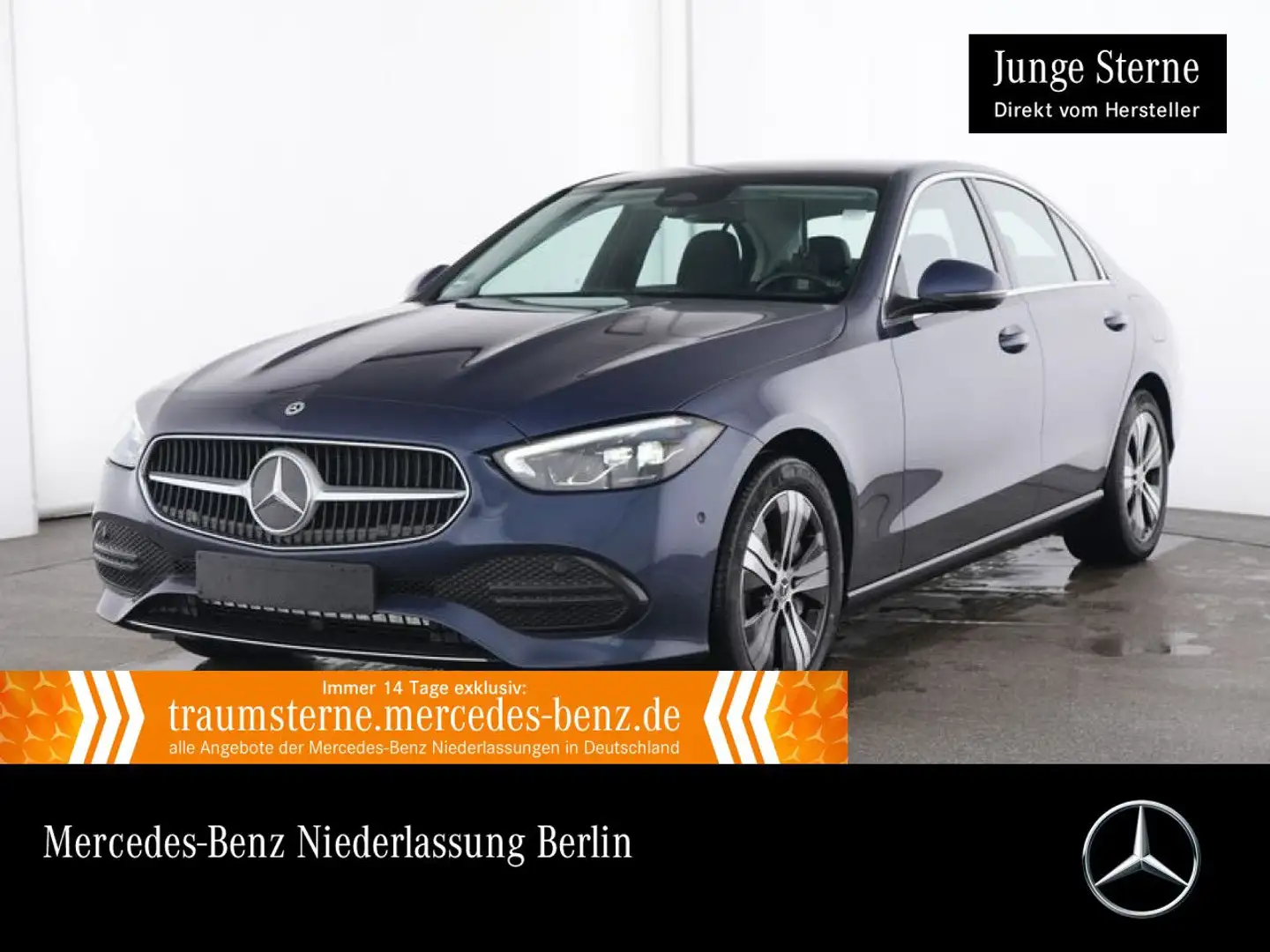 Mercedes-Benz C 300 de AVANTG+PANO+AHK+LED+KAMERA+TOTW+KEYLESS Blau - 1
