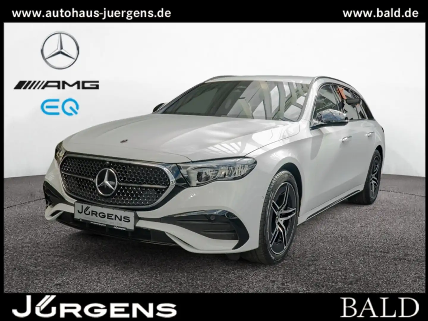Mercedes-Benz E 220 d T AMG-Sport/LED/360/AHK/Night/Distr/19' Wit - 1