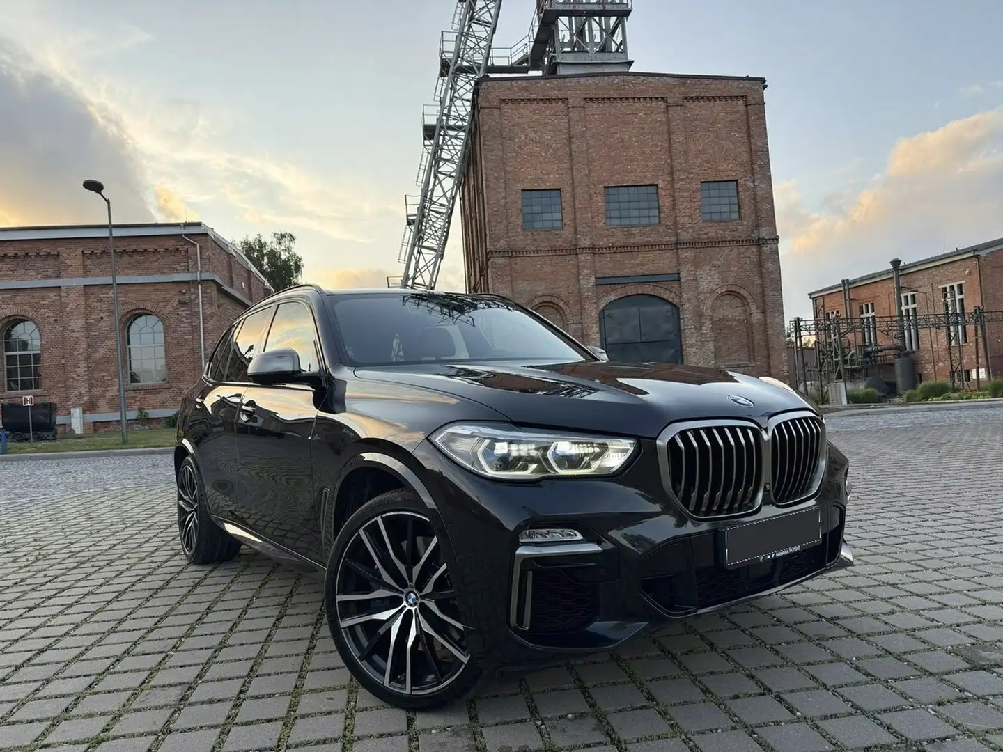 BMW X5 M 50d Panorama Navi Leder Чёрный - 1
