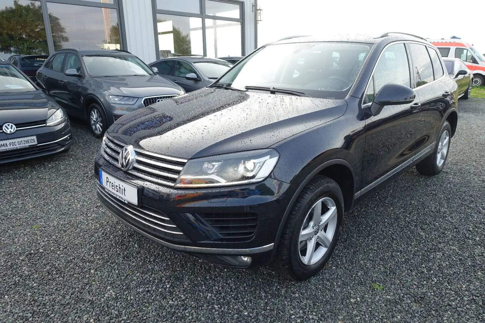 Volkswagen Touareg 3.0 TDI Aut. KLIMA LEDER XEN LED DAB AHK Blau - 2