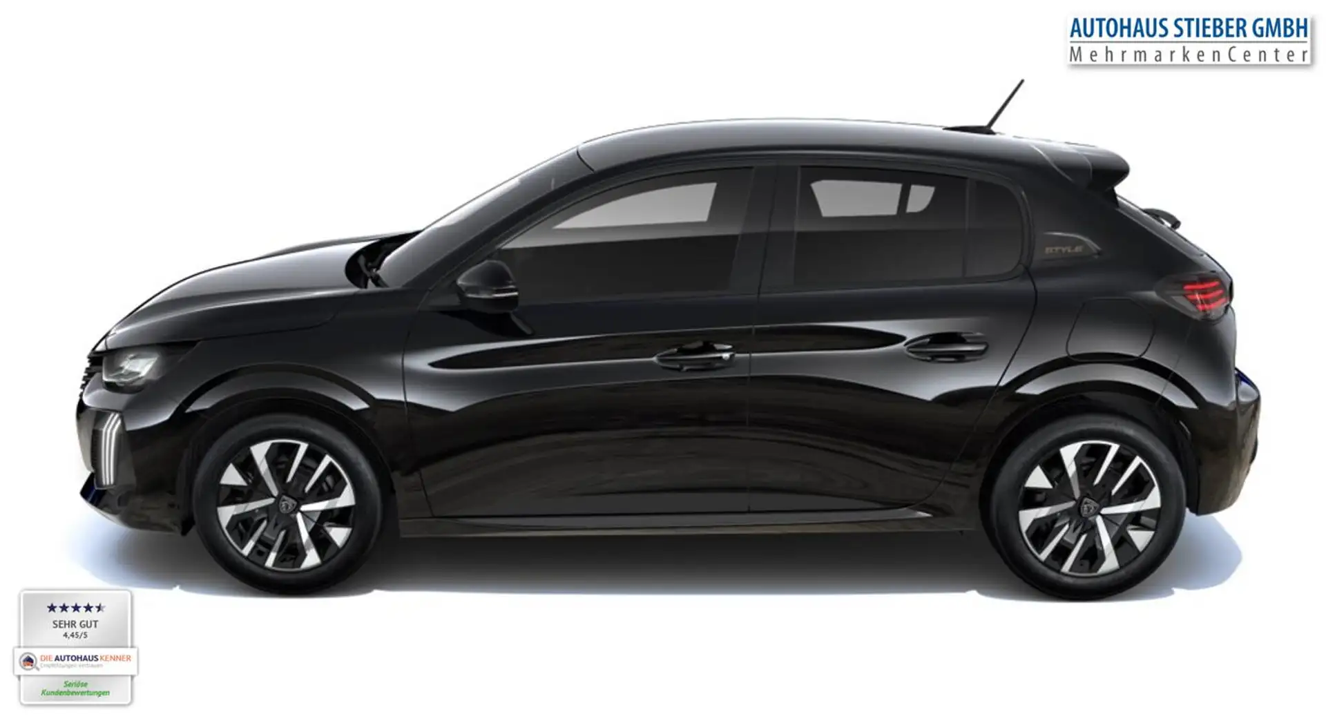 Peugeot 208 MHEV 110 DSC6 Style LED MirrorL PDC Tempomat 81... Black - 2