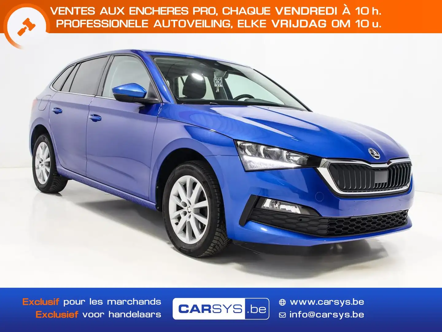 Skoda Scala 1.0 TSI AMBITION LED - CAM - CARPLAY Blu/Azzurro - 1