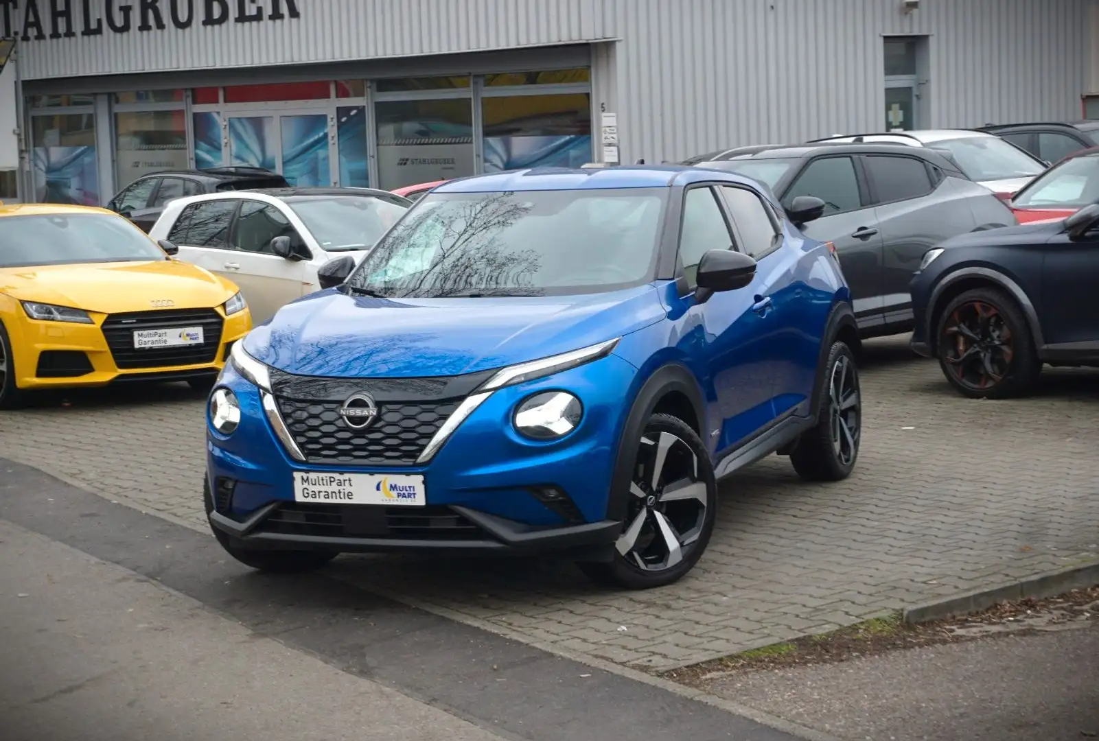 Nissan Juke Hybrid Tekna / 360° Kamera / Leder / ACC / Albastru - 1