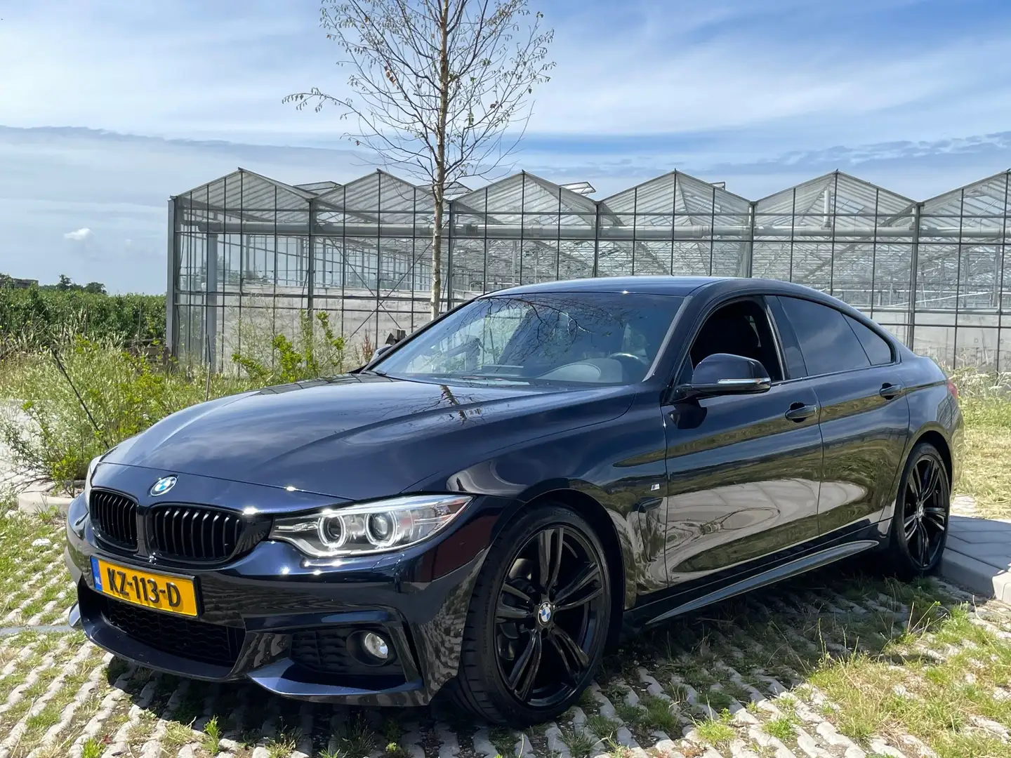 BMW 420 4-serie Gran Coupé 420i M-SPORT Centennial High Ex Bleu - 2