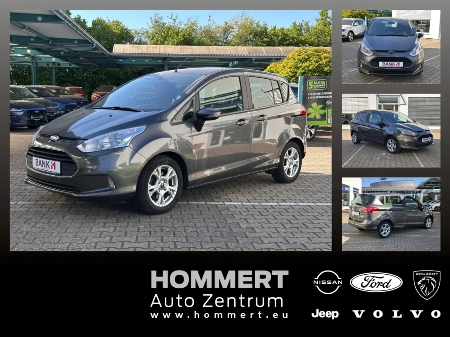 Ford B-Max 1.0 EcoBoost Sync Edition W-Paket LM PDC Grau - 1