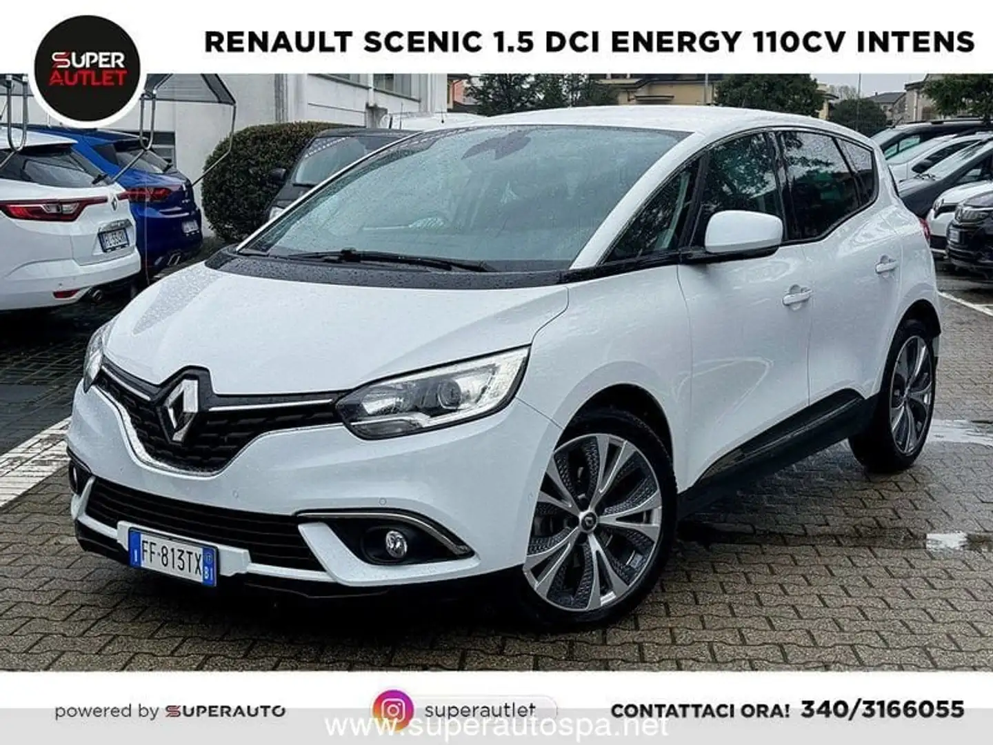 Renault Scenic 1.5 dCi Energy 110cv Intens Blanc - 1