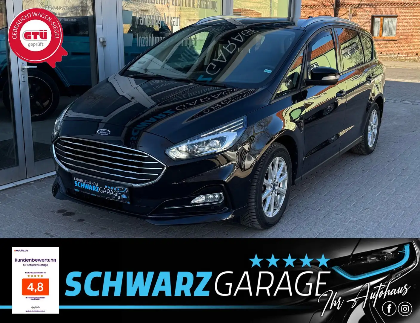 Ford S-Max S-MAX Business Edition RFK ! AWR TÜV NEU ! Schwarz - 1