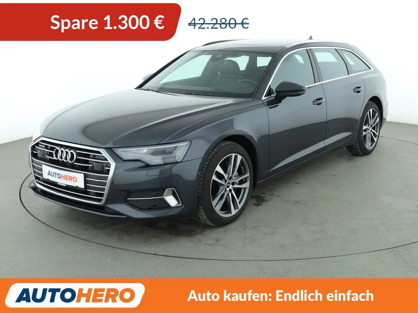 Audi A6 50 TDI quattro Sport Aut.*NAVI*LED*HUD*ACC*PANO* Grau - 1