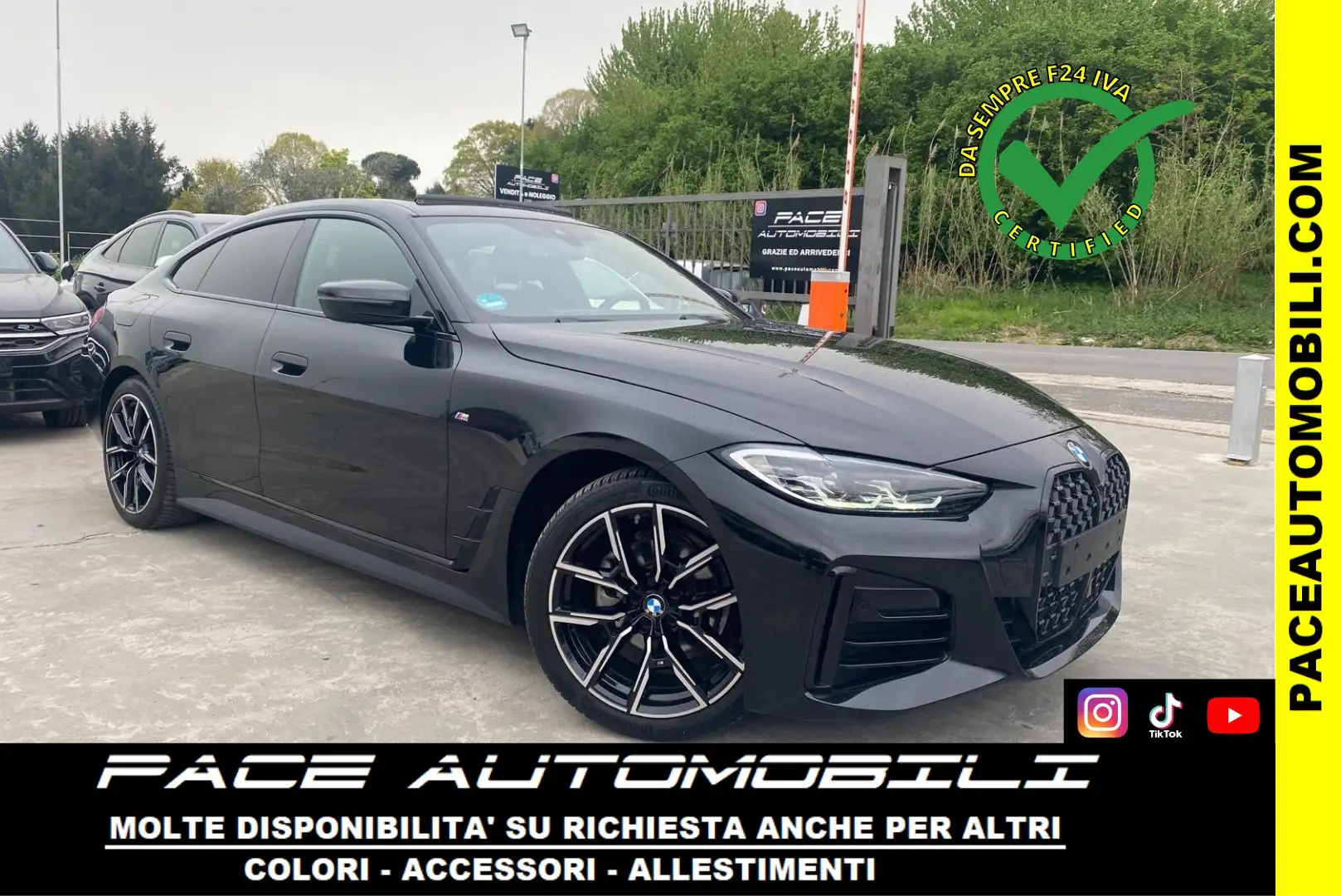 BMW 430 i GRAN COUPE M SPORT MSPORT M-SPORT LED PDC Nero - 1