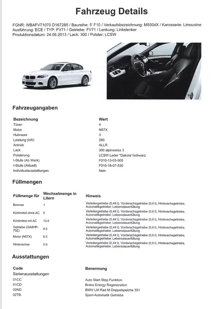 BMW M550 BMW  M 550 d xDrive Sport-Aut. *RARITÄT* M-Paket Alb - 2