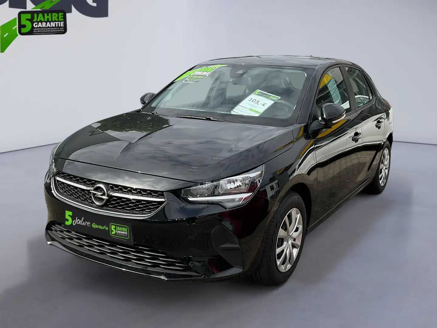 Opel Corsa F 1.2 Edition Klima SpurH Schwarz - 2