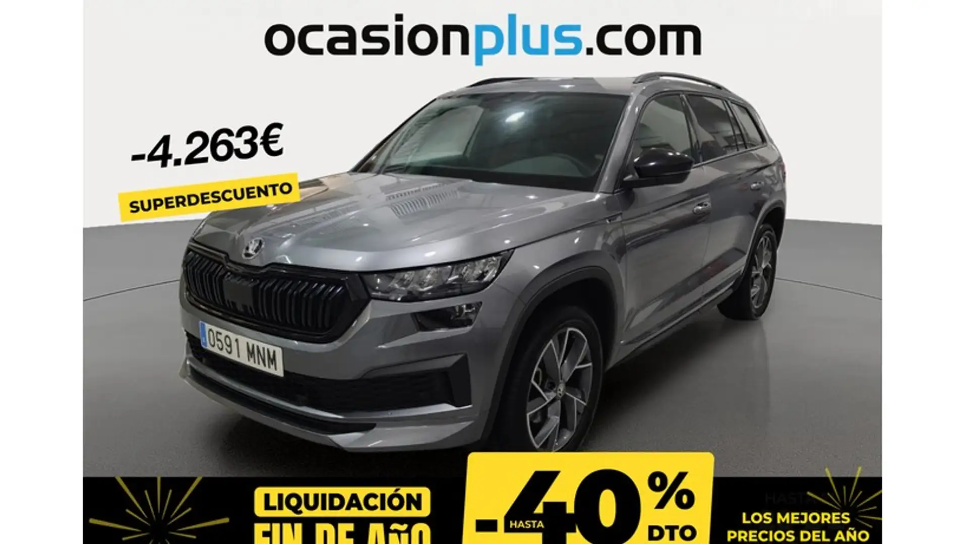 Skoda Kodiaq 1.5 TSI Sportline 4x2 DSG 110kW Gris - 1
