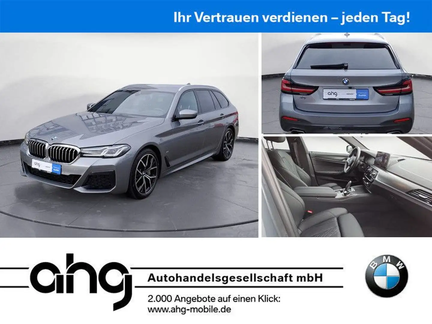 BMW 540 d xDrive Touring M Sportpaket Innovationsp. Grau - 1