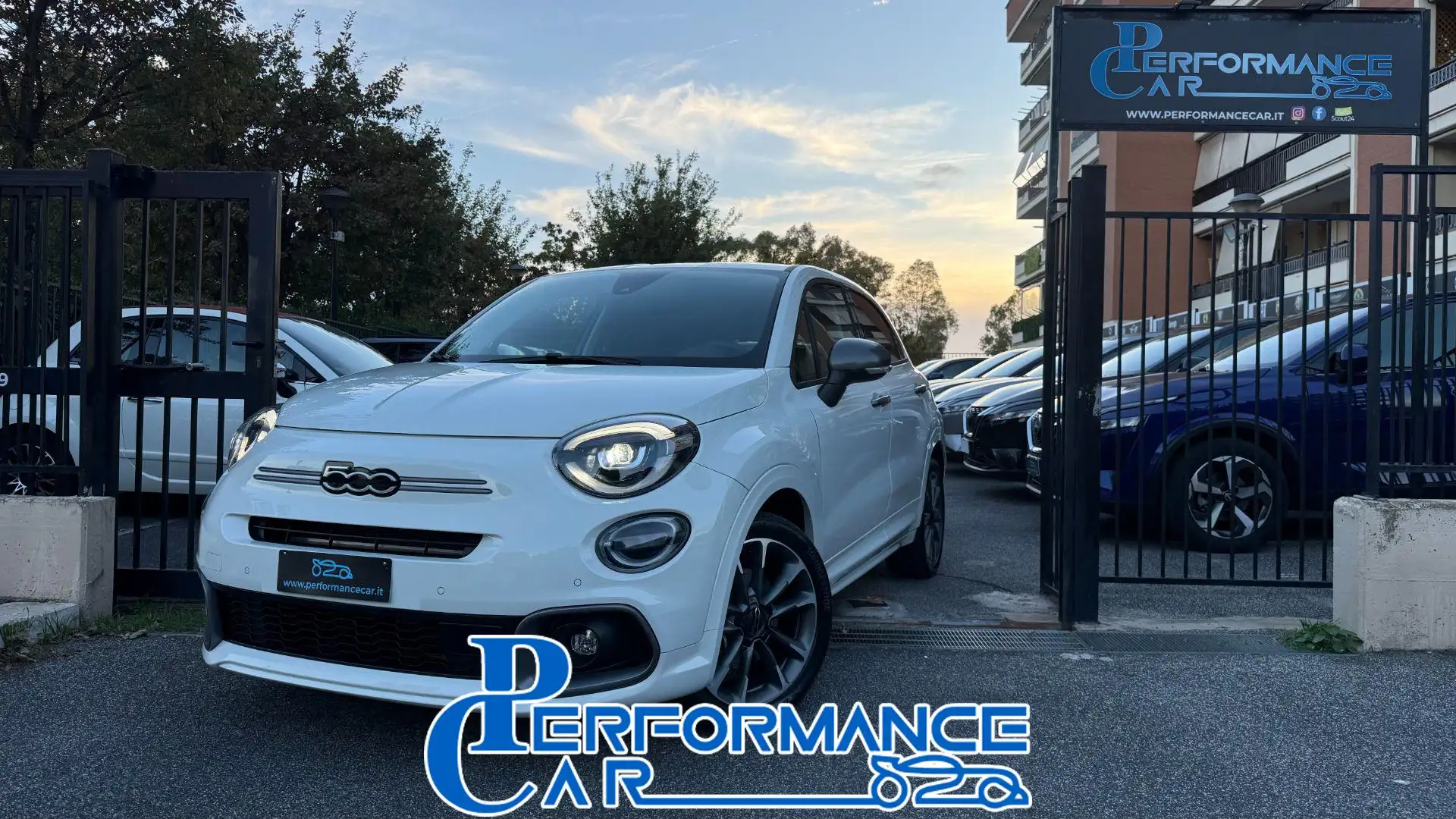 Fiat 500X 1.5T4 HYBRID 130CV DCT SPORT*C.L.18*R.CAM*FULL LED Blanco - 1