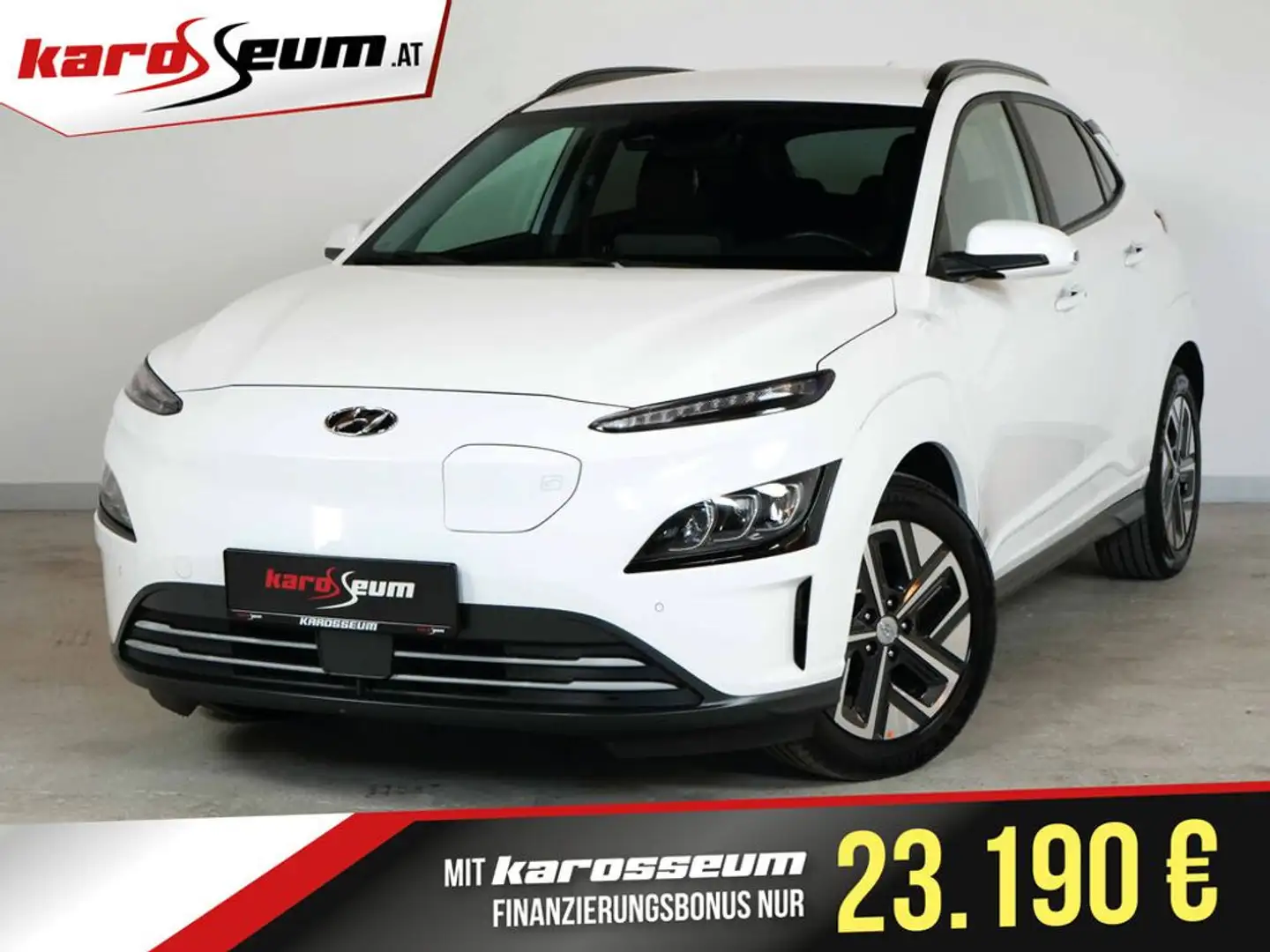 Hyundai KONA Trend | DYNAMIK | 64kWh | Abstandstemp. | HuD Weiß - 1