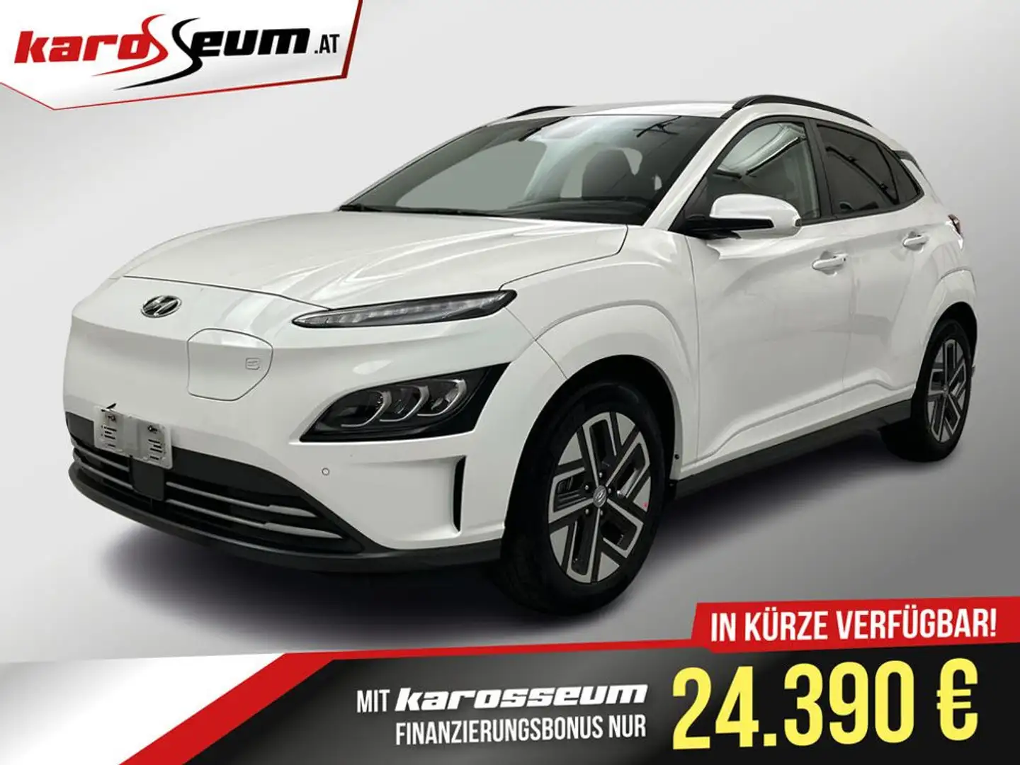 Hyundai KONA Trend Line 64kWh *HEAD-UP*RFK*ACC*SPUR*VKZ* Weiß - 1