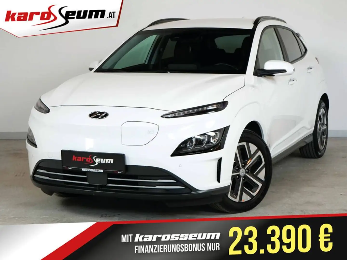 Hyundai KONA Trend | DYNAMIK | 64kWh | Abstandstemp. | HuD Weiß - 1