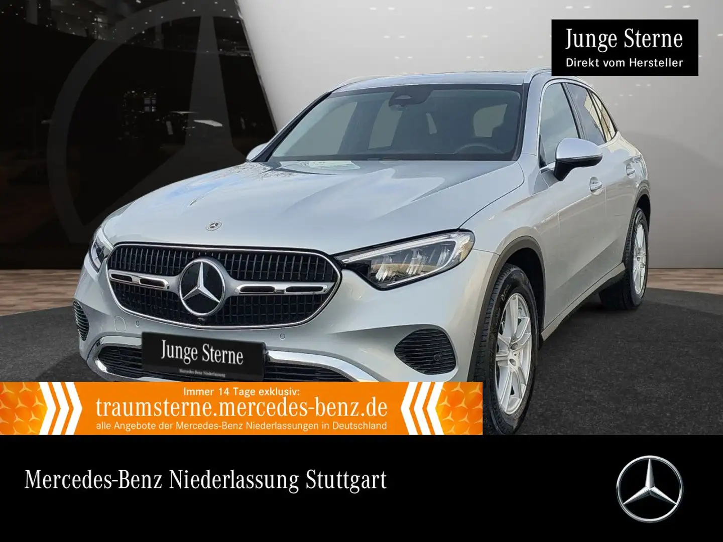 Mercedes-Benz GLC 220 d 4M AVANTG+AHK+LED+KAMERA+TOTW+KEYLESS+9G Silber - 1