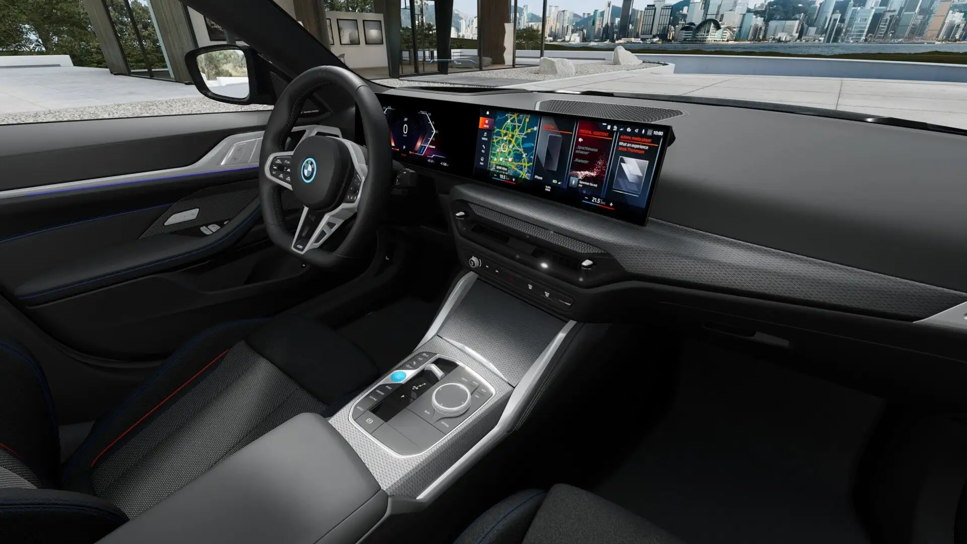 BMW i4 eDrive40 M Sport || AHK Glasdach DrivingAssProf Blau - 2