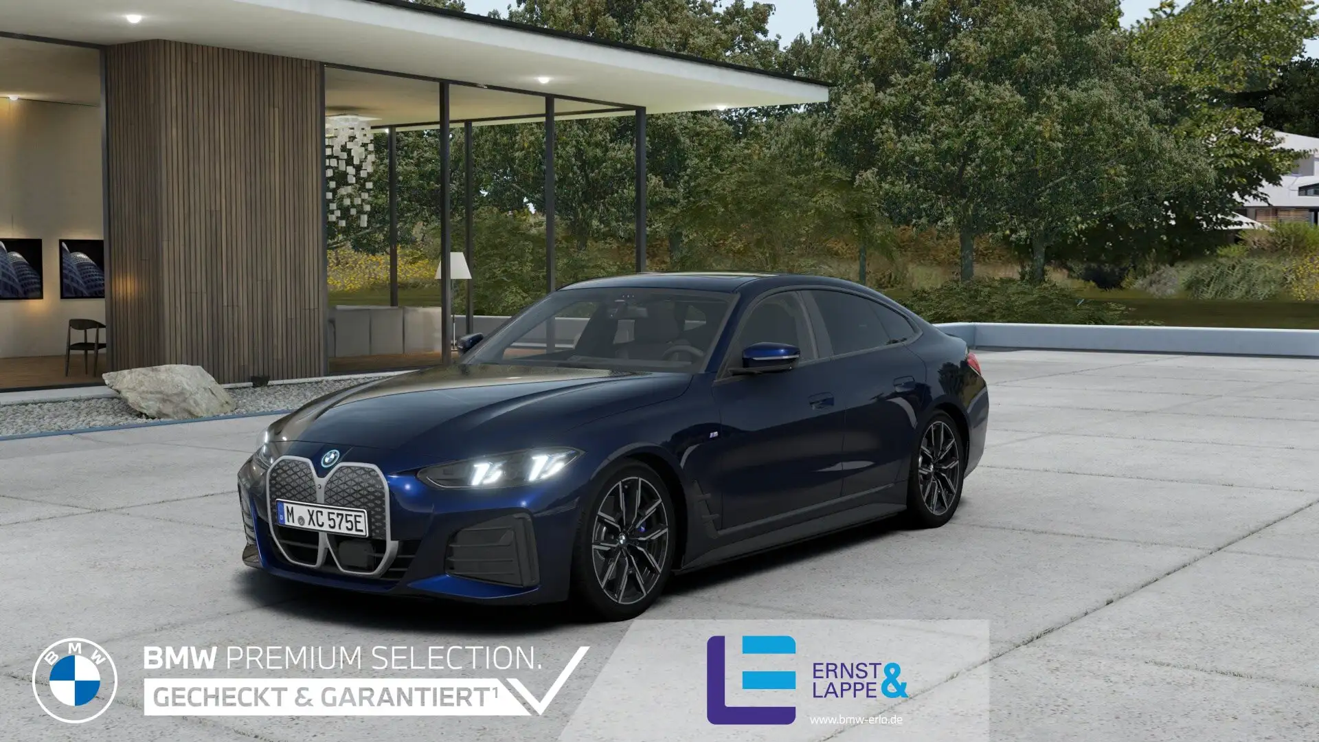 BMW i4 eDrive40 M Sport || AHK Glasdach DrivingAssProf Blau - 1